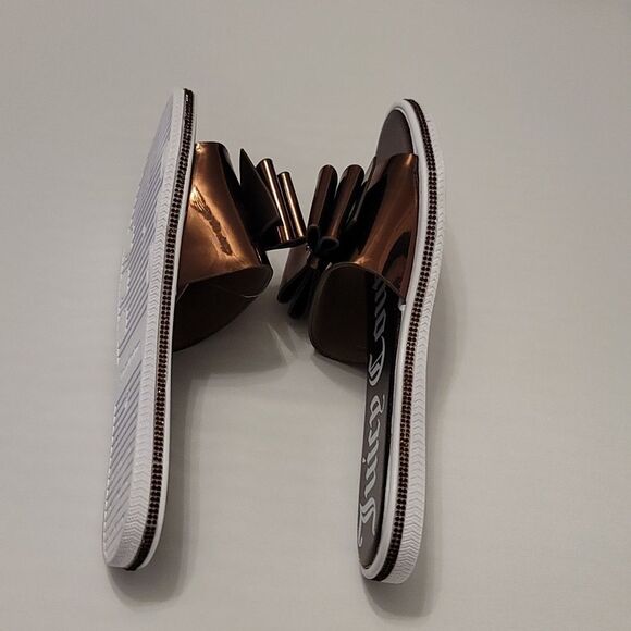 BRAND NEW JUICY COUTURE YAEL BOWNOT RHINESTONE SLIDER R3 - Picture 16 of 16